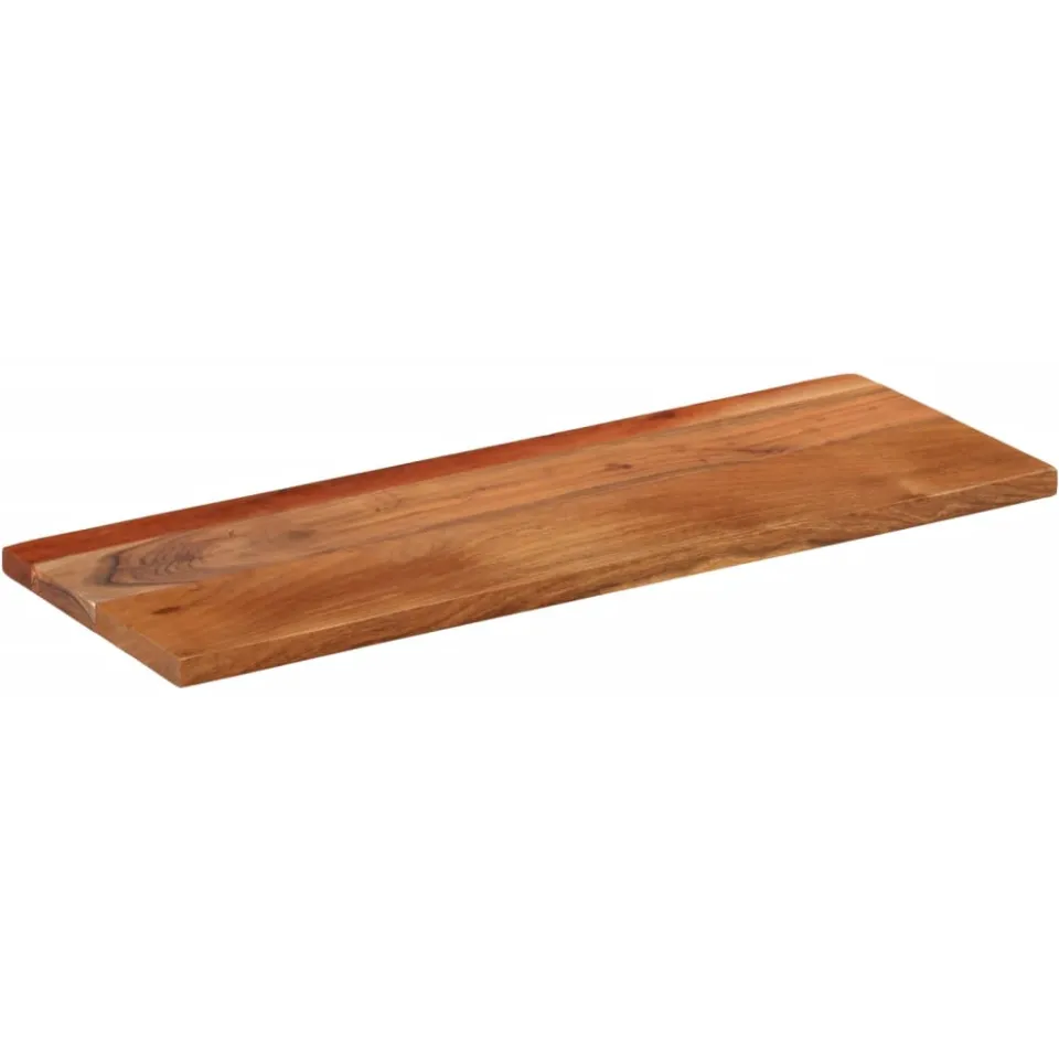 vidaXL Tafelblad rechthoekig 80x20x3,8 cm massief acaciahout bruin, foto 2