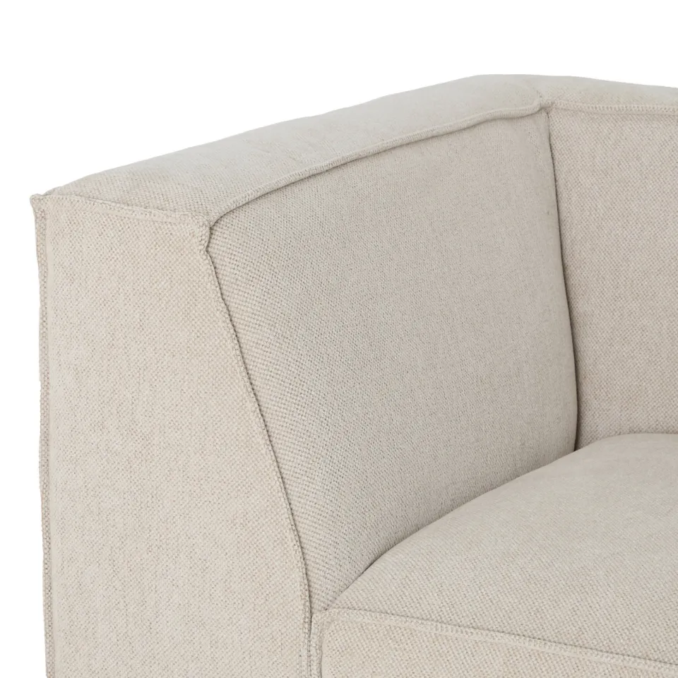 NOUS Living hoekbank Newton hoek rechts - beige, foto 4