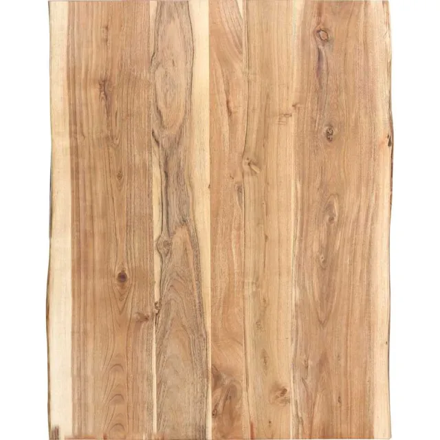 vidaXL Tafelblad 80x(50-60)x3,8 cm massief acaciahout bruin, foto 4