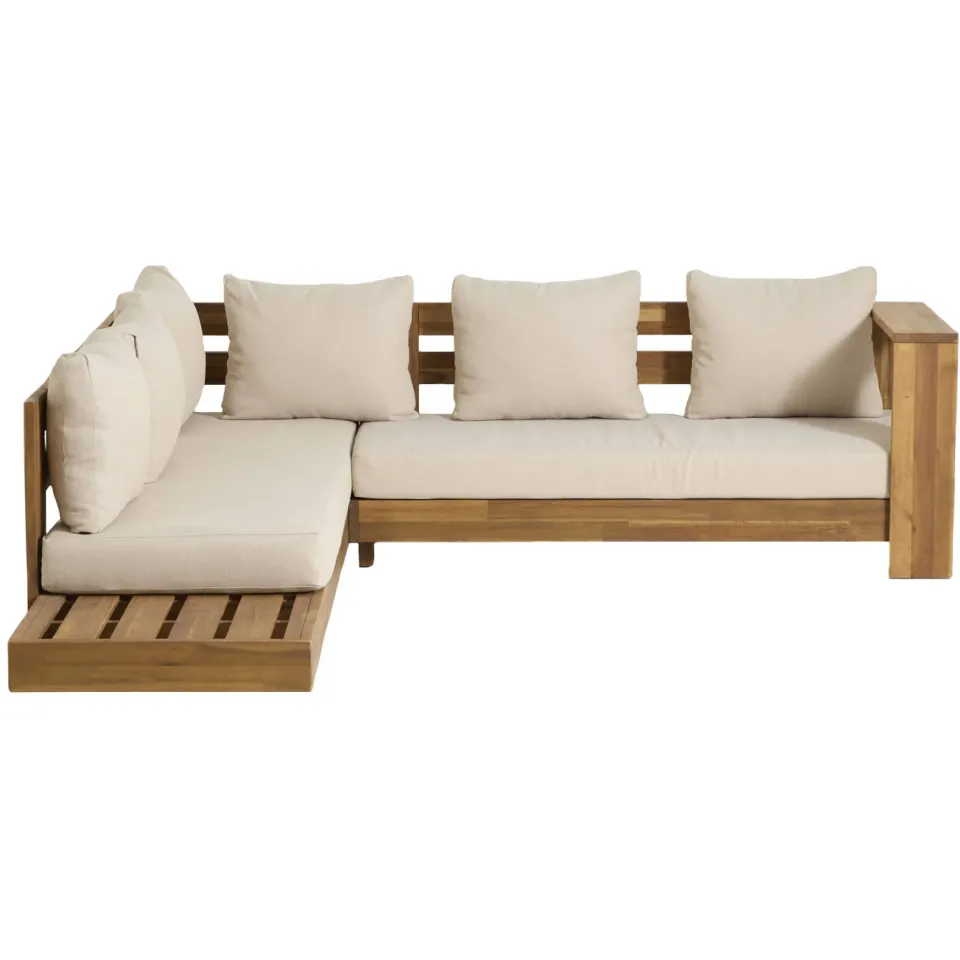 NOUS Garden Belmonte hoek loungeset naturel, foto 5