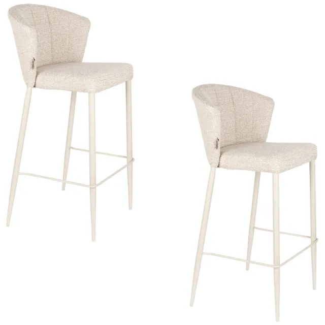 Dutchbone Georgia barkruk beige