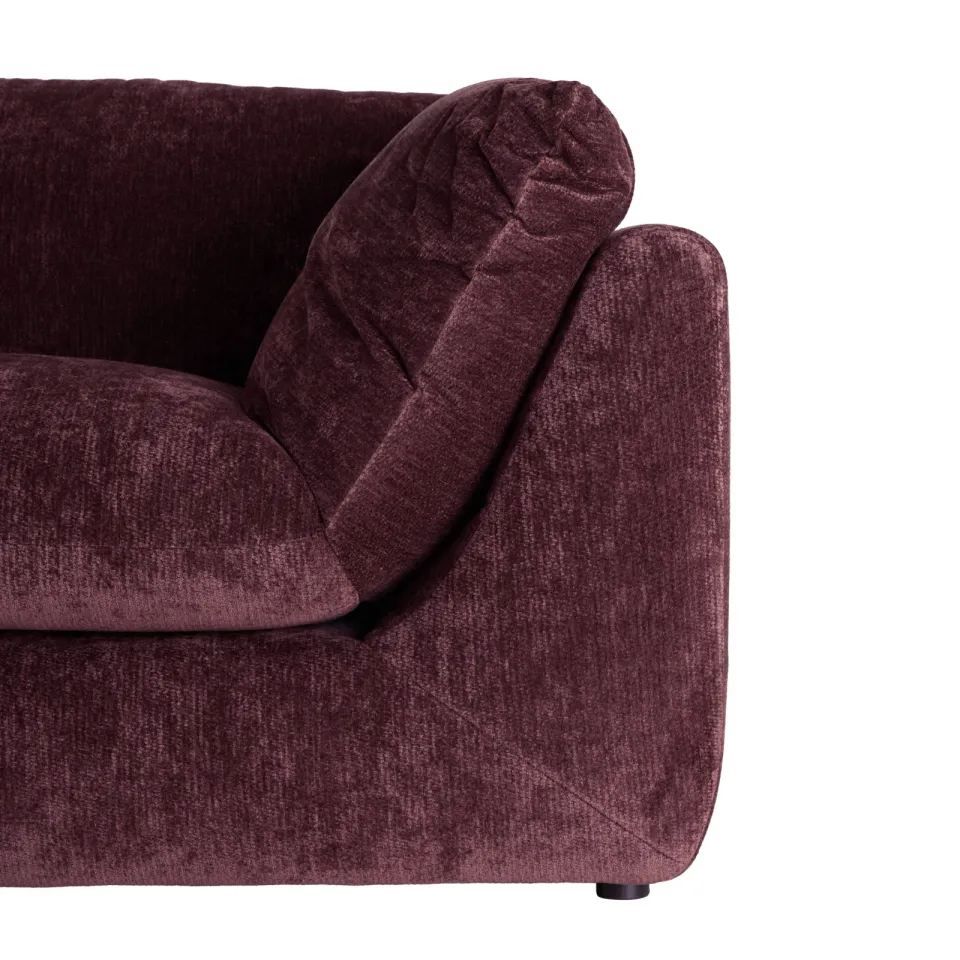 NOUS Living 3-zitsbank Lyon burgundy, foto 7