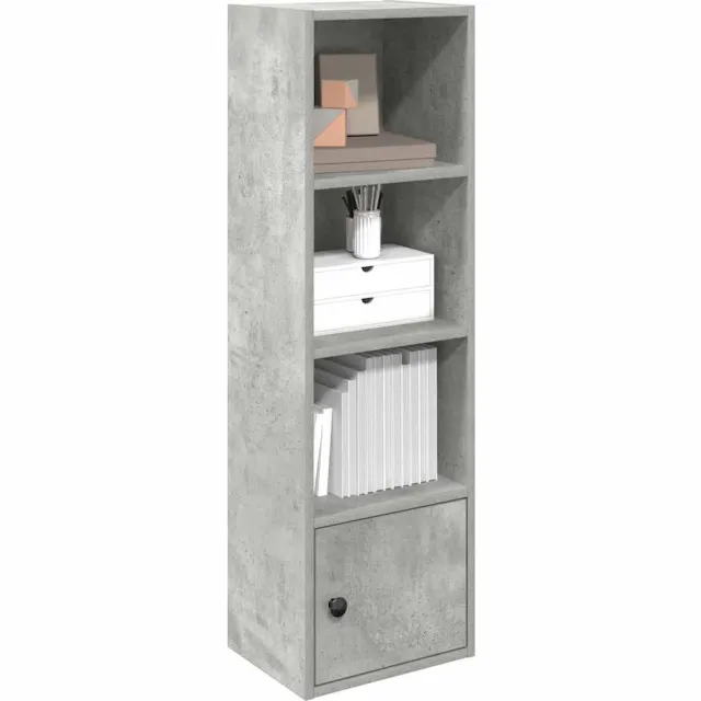vidaXL Boekenkast 31x24x102 cm bewerkt hout betongrijs