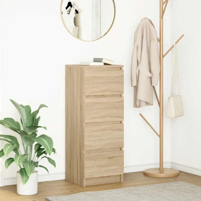 vidaXL Dressoir 37,5x35x99 cm spaanplaat sonoma eikenkleurig, foto 2