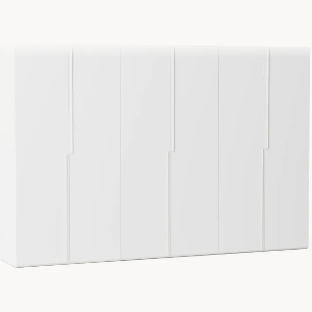 Westwing Collection Modulaire draaideurkast Leon, 300 cm breed, in verschillende formaten wit