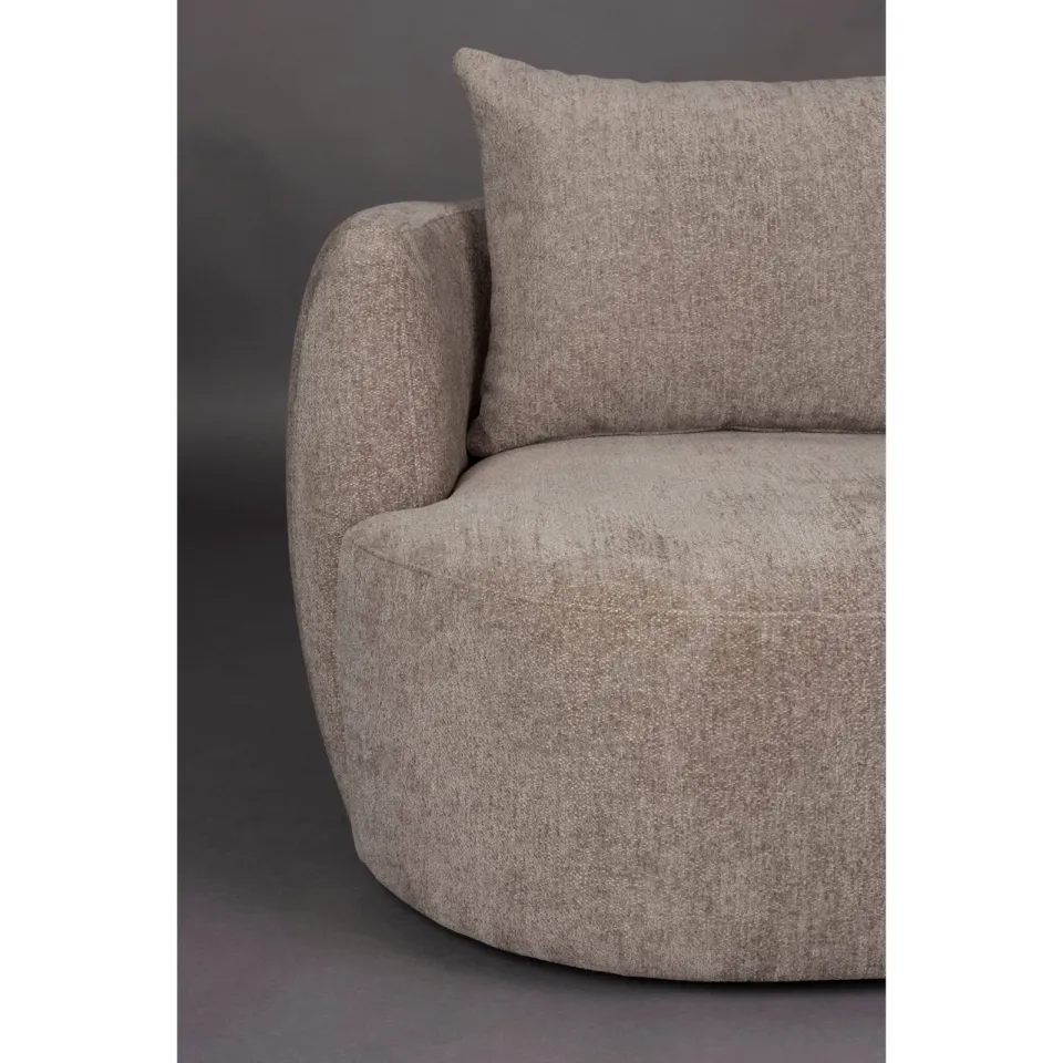 Dutchbone fauteuil Rocca taupe, foto 2