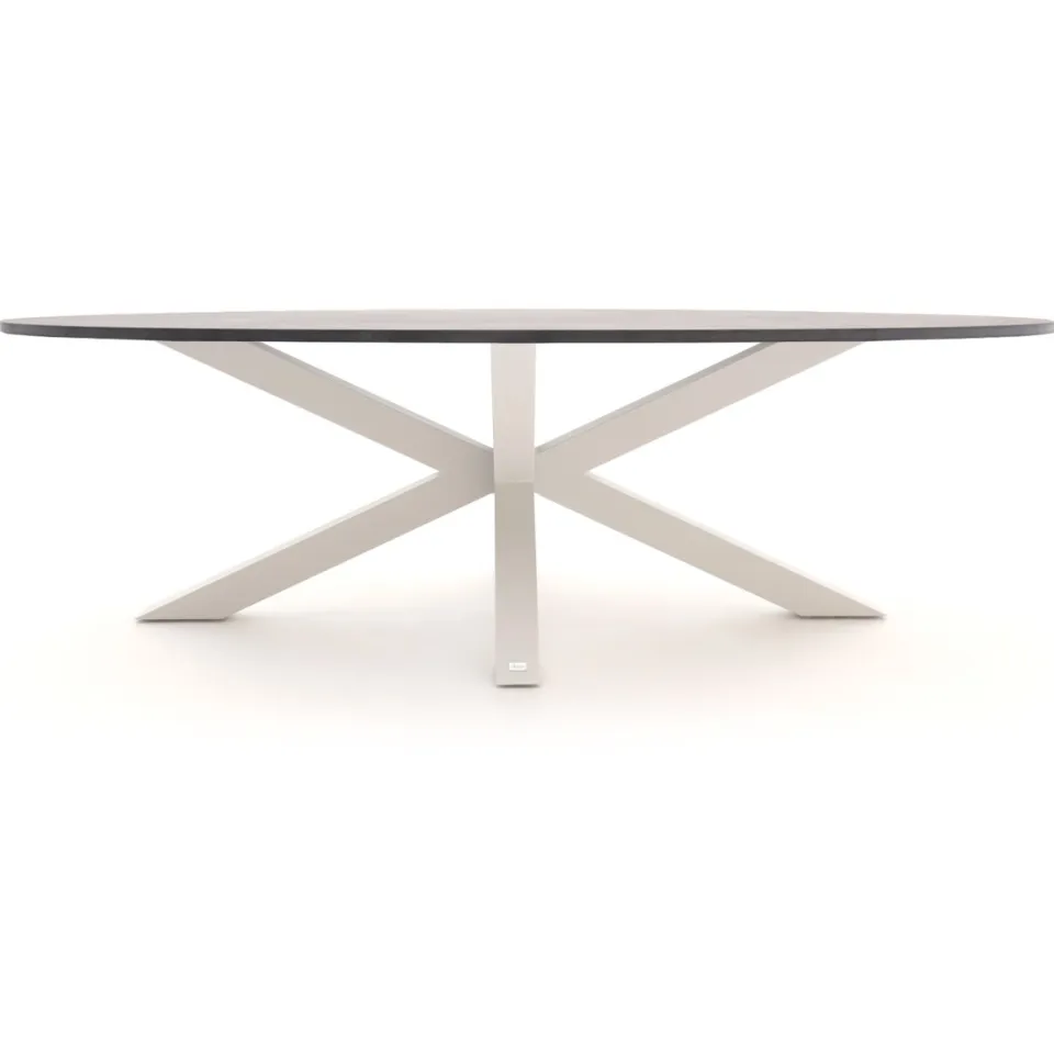 Bellagio tuinmeubelen Bellagio Induno Ellips dining tuintafel 280x130cm wit, foto 2