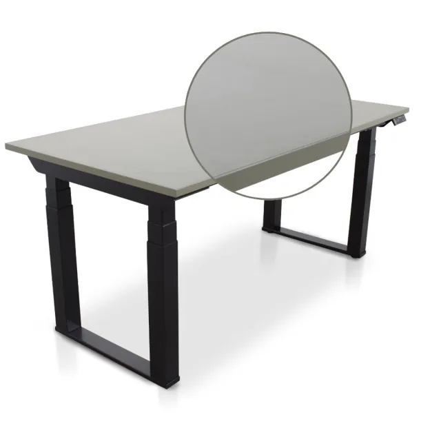 Multi Ratio Lineaflex MRC SOLID Zit-Sta Bureau – Elektrisch Verstelbaar – 180x80 cm – Blad Forest Green – Zwart Frame – ARBO Norm NEN-EN 527 – Met memorybediening – 200 KG Draagvermogen – 130 cm Hoog