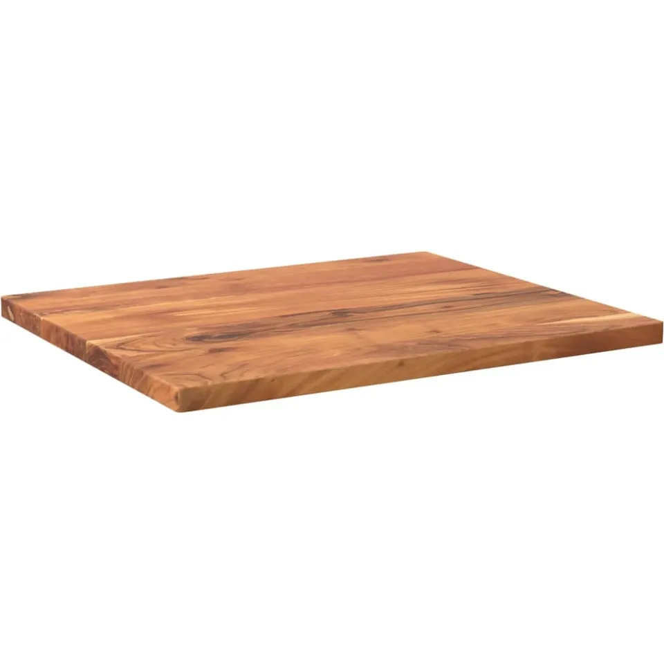 vidaXL Tafelblad rechthoekig 60x50x2,5 cm massief acaciahout Bruin