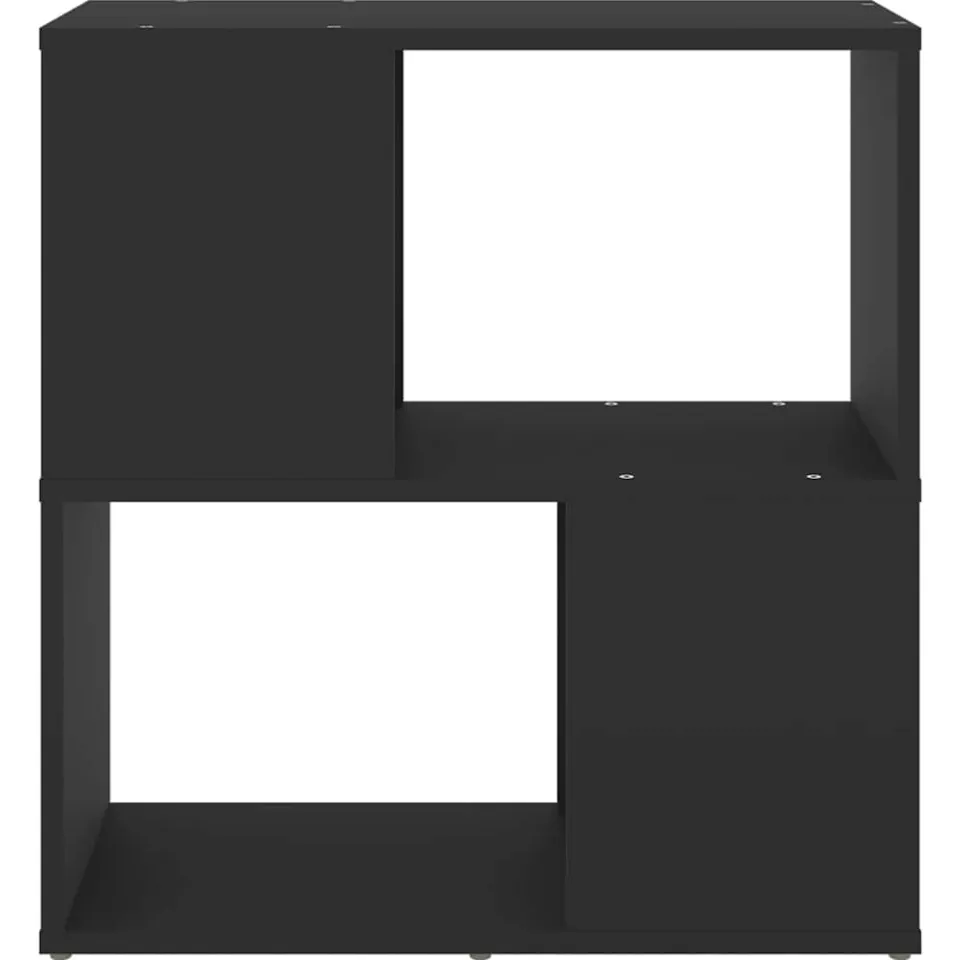 vidaXL Boekenkast 60x24x63 cm bewerkt hout zwart, foto 4
