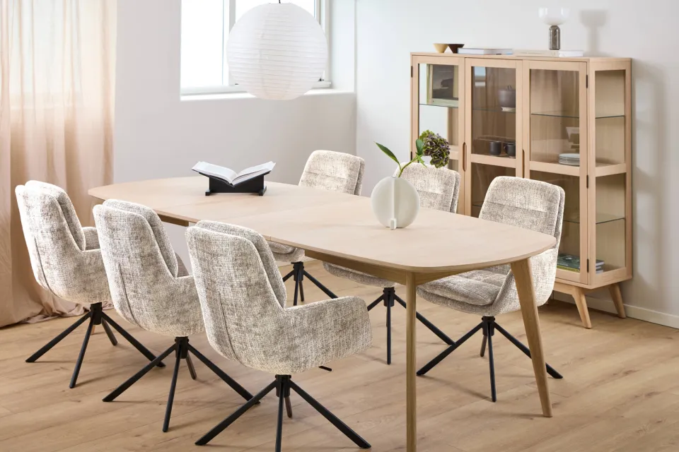 Wehkamp Home Emiel eetkamerstoel beige, foto 5