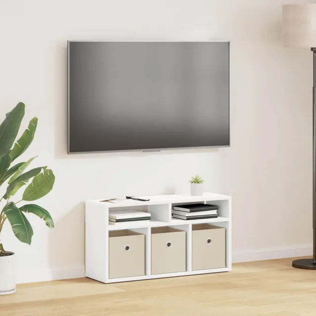 vidaXL Laagkast met lade Wit 72 x 22,5 x 38 cm