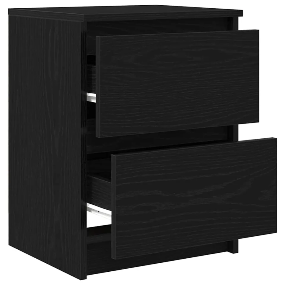 vidaXL Tv-meubel 40x35x54 cm spaanplaat zwart, foto 4
