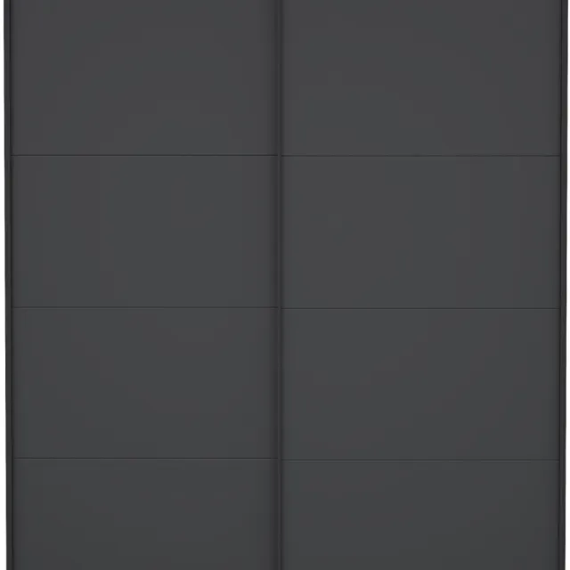 Giga Living Kledingkast Catania - Grijs - 179x67x220cm