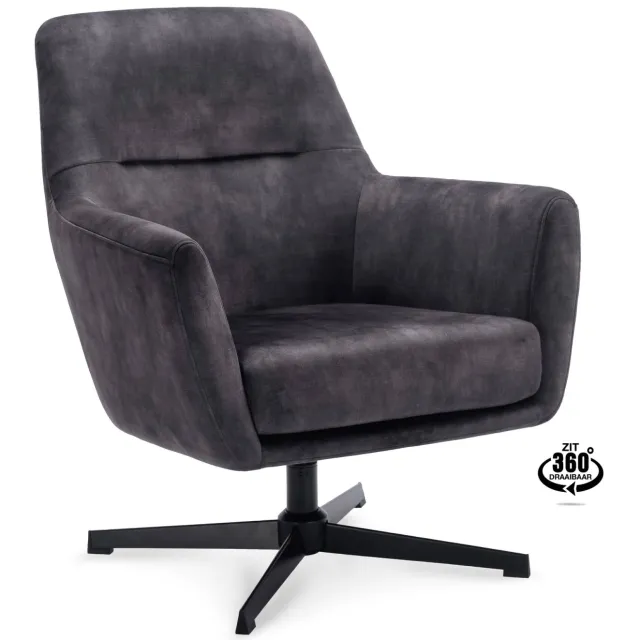 Wehkamp Home fauteuil Antraciet