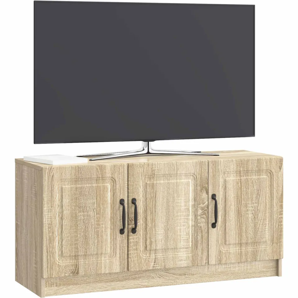 vidaXL TV-kast Sonoma Eiken 99 x 34,5 x 47 cm Bewerkt hout Bruin