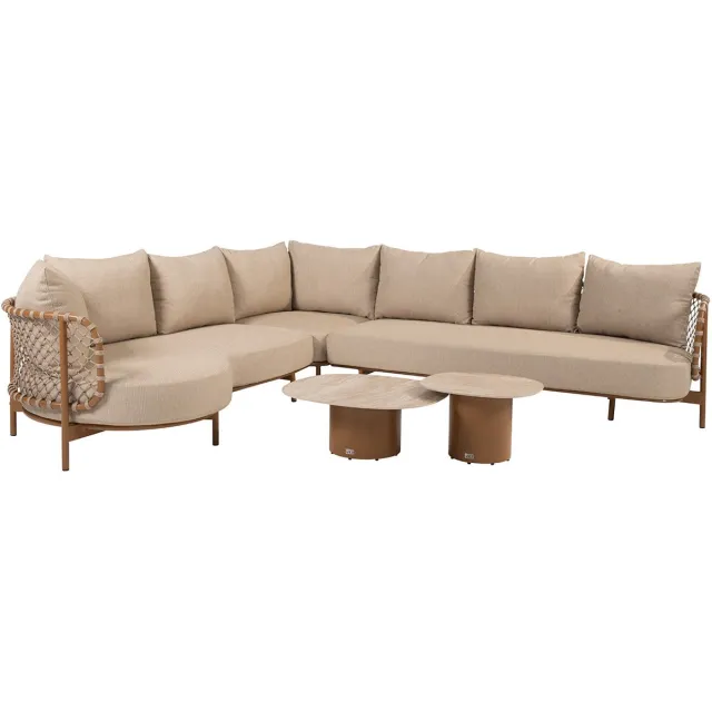 4 Seasons Outdoor 4 Seasons Martinique loungeset 5-delig - amber