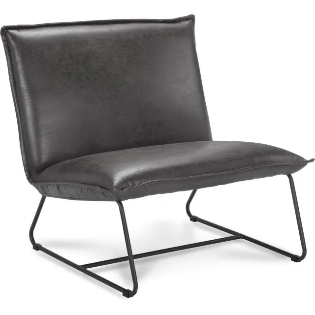 Icon Living Fauteuil Coco - 1.5 zits - Stof Rawhide Grijs - Gun Color Frame