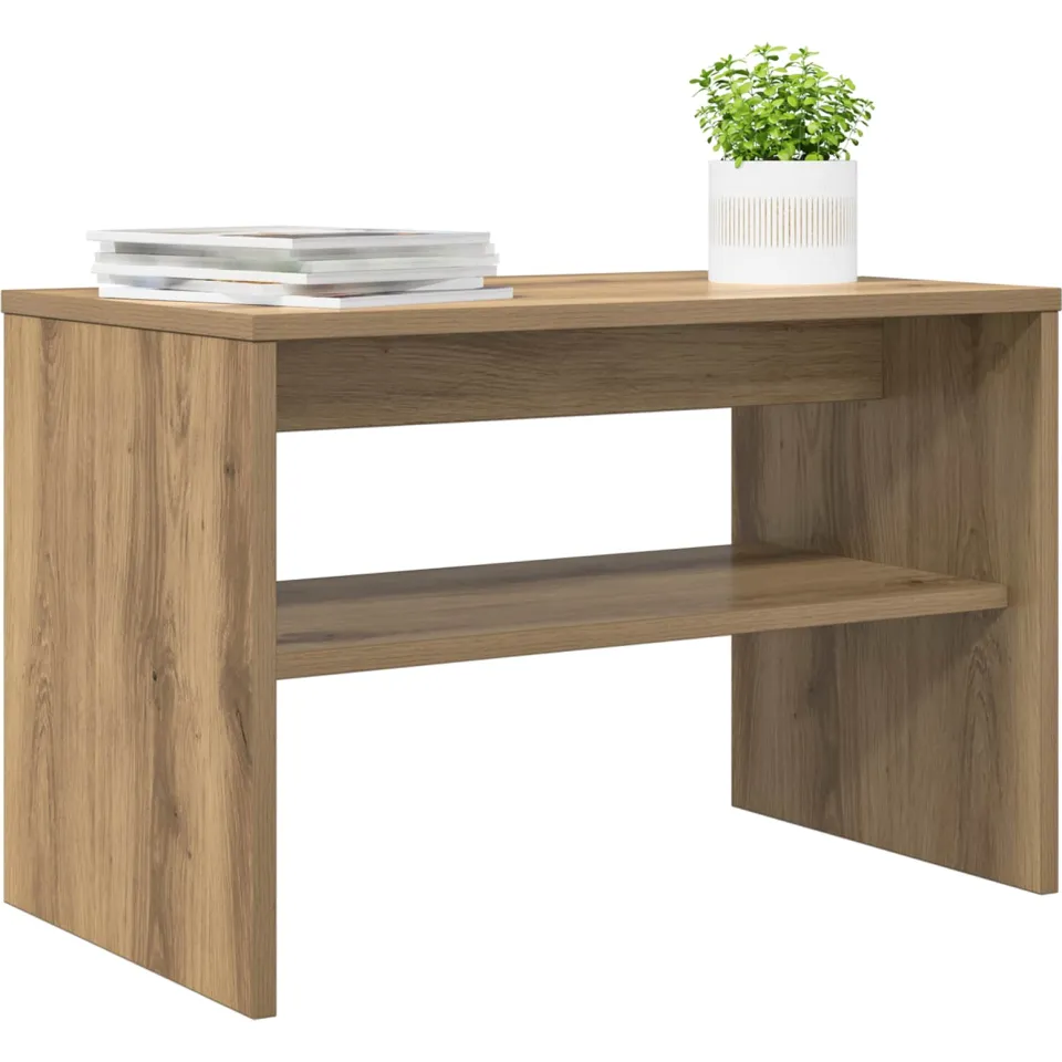 vidaXL TV-kast 60 x 35 x 40 cm Artisan Eiken Bewerkt hout Bruin