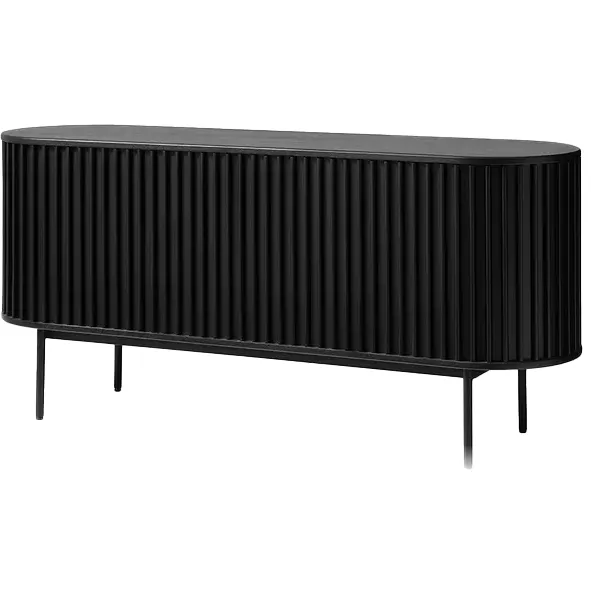 Olivine Redmer houten sideboard zwart eiken - 160 x 45 cm
