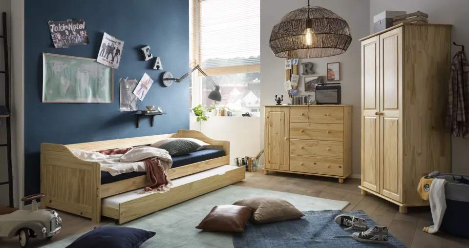 Artistiq Living Katelan uitschuifbed grenenhout, foto 4