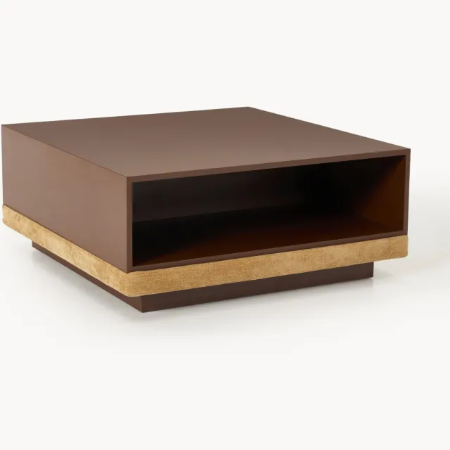 Westwing Collection Salontafel Colin Bruin, Geel