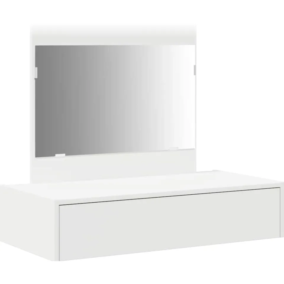 vidaXL Plafondtafel Wit 83 x 40 x 70 cm Bewerkt hout