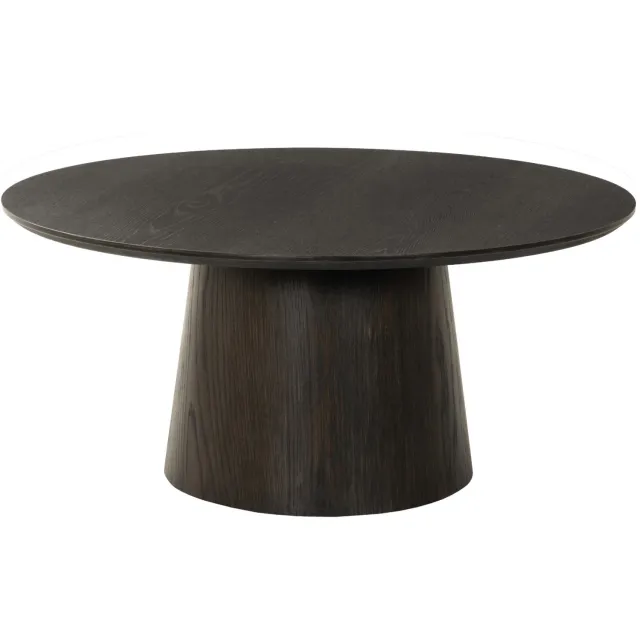 Livingfurn Salontafel Novero Espresso - 80x80x38cm Bruin