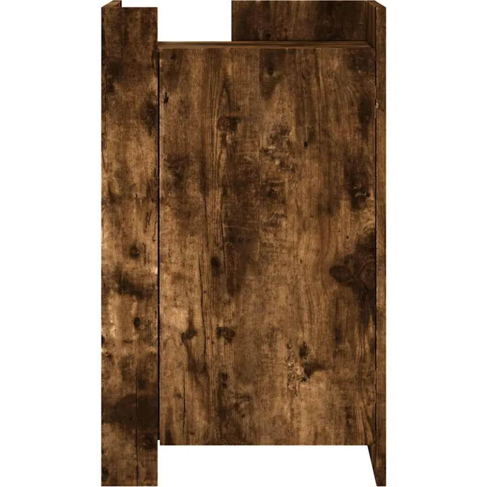 vidaXL Dressoir 45x35x75 cm bewerkt hout gerookt eikenkleurig, foto 3