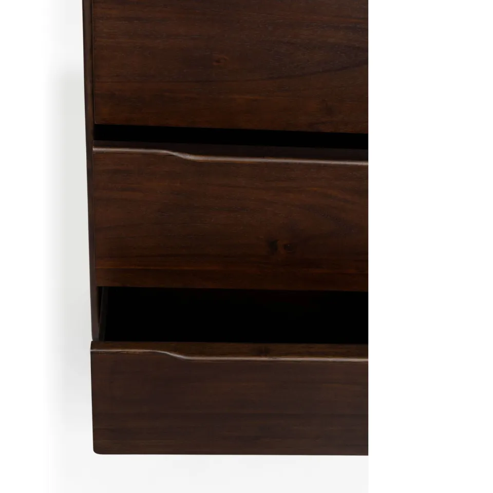 Dutchbone Elroy Ladekast Hoog 155 cm Walnootkleur Bruin, foto 2