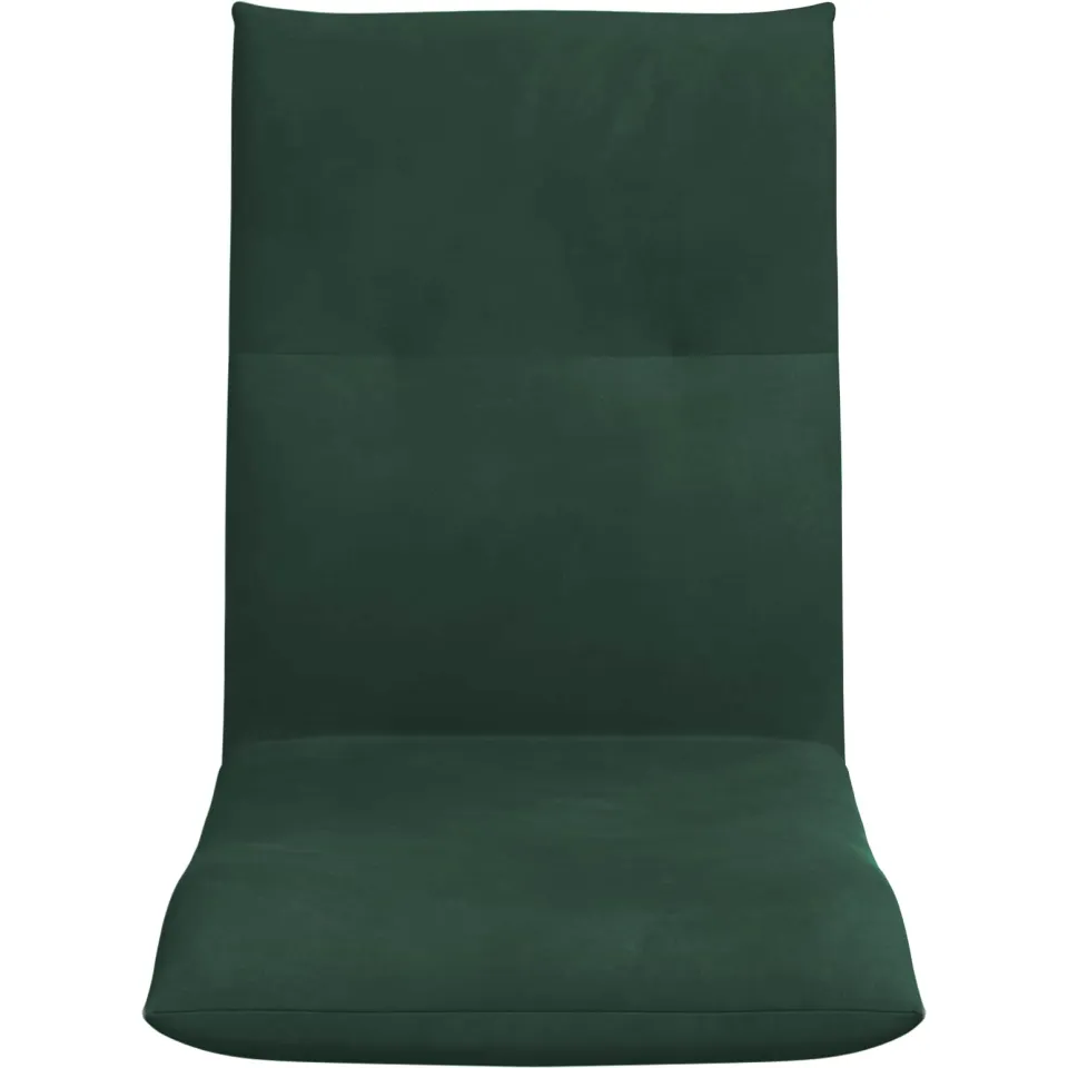 vidaXL Verstelbare vlo stoelen Donkergroen Fluweel groen, foto 4
