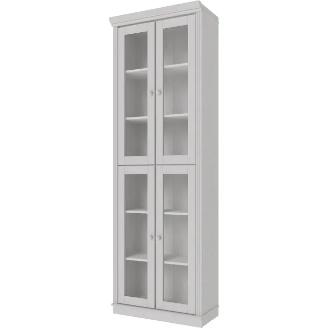 Notio Living Anita- Boekenkast Glazen Deuren 4 pcs WL wit
