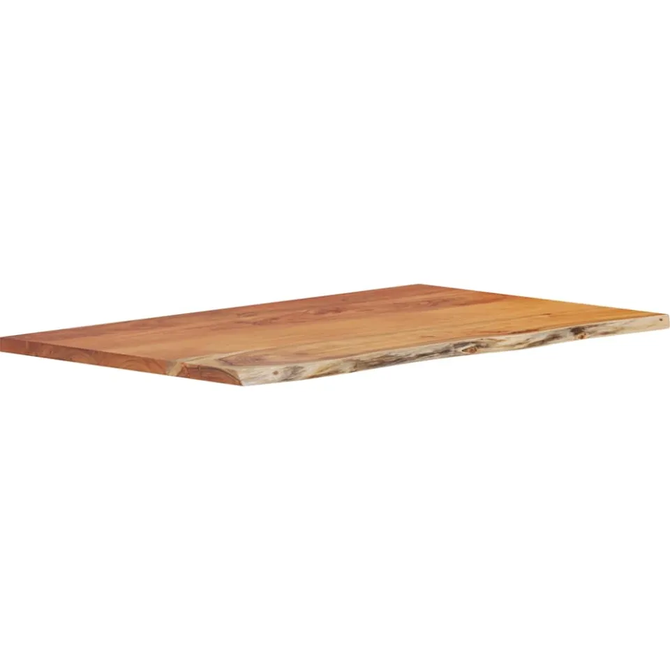 vidaXL Wastafelblad rechthoekig 90x60x2,5 massief acaciahout Bruin