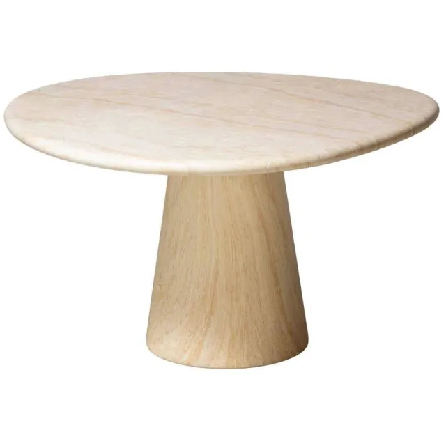 Giga Meubel Eettafel Vejen - Lichtbruin Composiet - 130x130x76cm