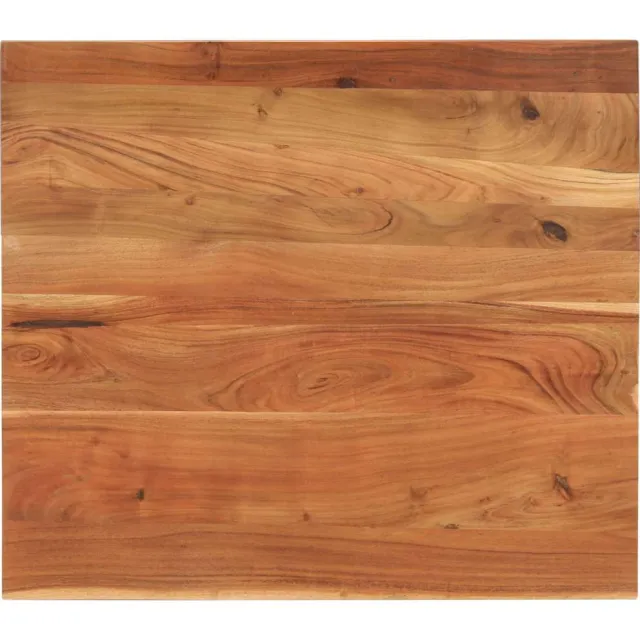 vidaXL Tafelblad rechthoekig 110x80x3,8 cm massief acaciahout Bruin