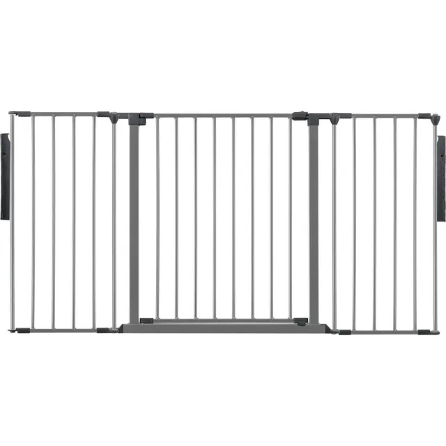 Safetots Kamerbreedhek, Panelenhek, Tot 148cm Breed, Grijs, 70cm Hoog Grijs (Maximaal 148cm)