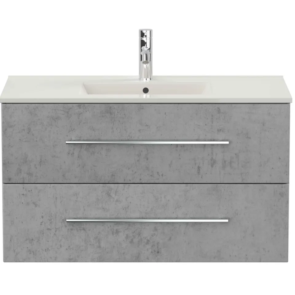 Wastafelkast Odin Beton 100 cm grijs, foto 5