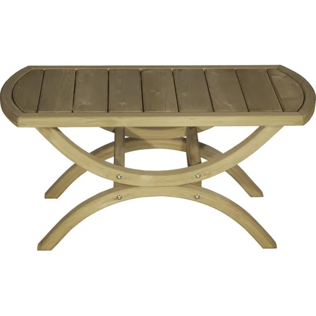 Amazonas Bijzet Tuintafel Tavolino - L86 X B42 X H36 Cm - Vurenhout bruin