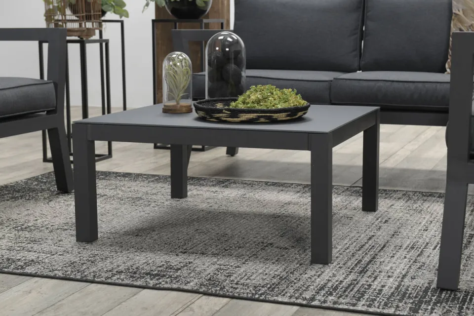 Garden Impressions Colorado lounge stoel - carbon black/ reflex black, foto 5