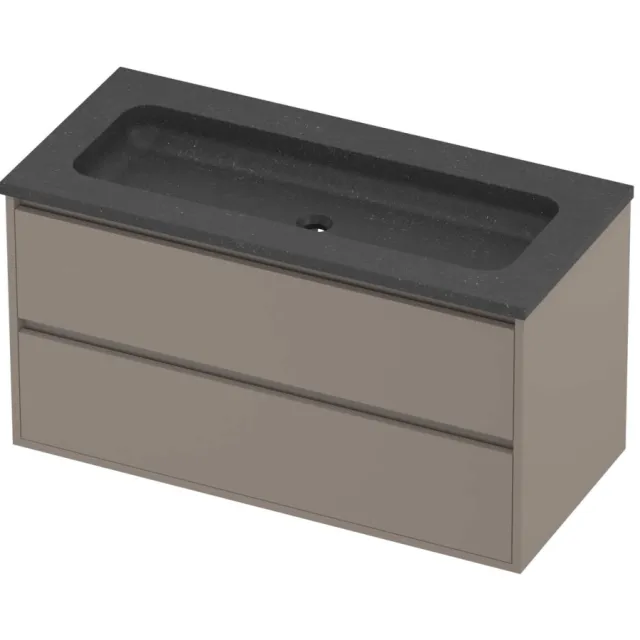 Proline Rollo Badmeubelset Hardsteen Elegant Zonder Gat 100x46x54 cm Blue Stone Clay Beige