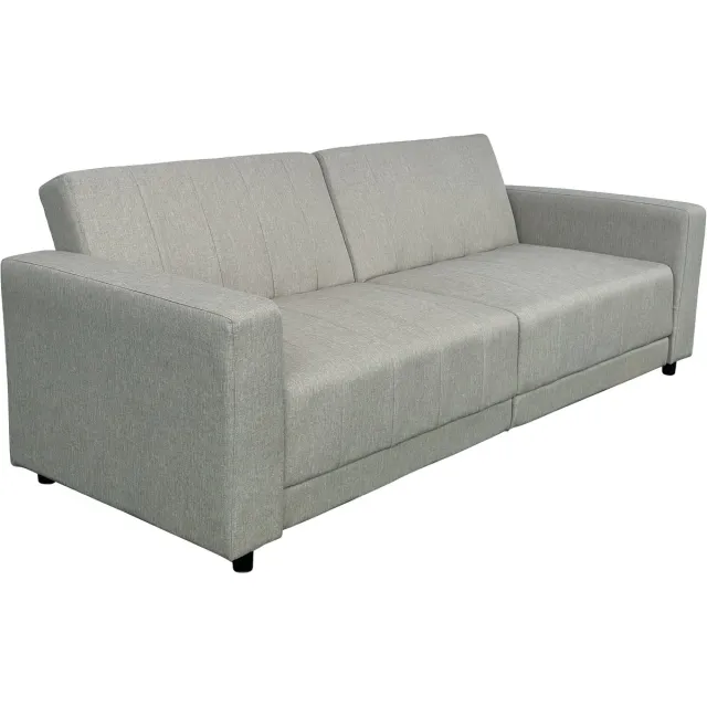 Notio Living Allie-II-Slaapbank - 3-Zits - Cappuccino Stof Bruin