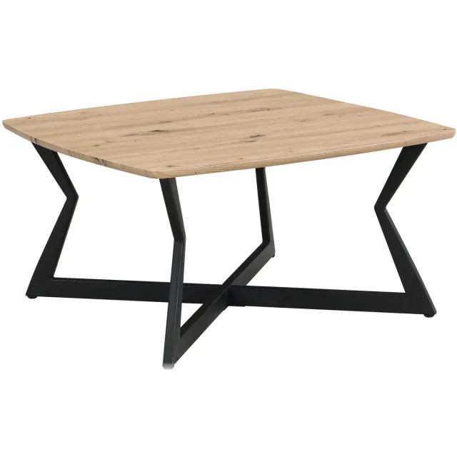 Wohnling Salontafel zwart vierkant 75x75 cm - WL7.638 Zie omschrijving