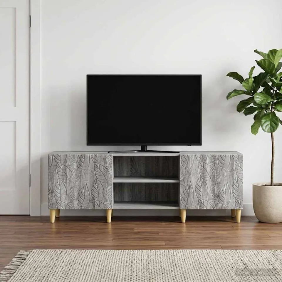 vidaXL TV-kast 150 x 31 x 50 cm Grijs Sonoma Bewerkt hout, foto 2