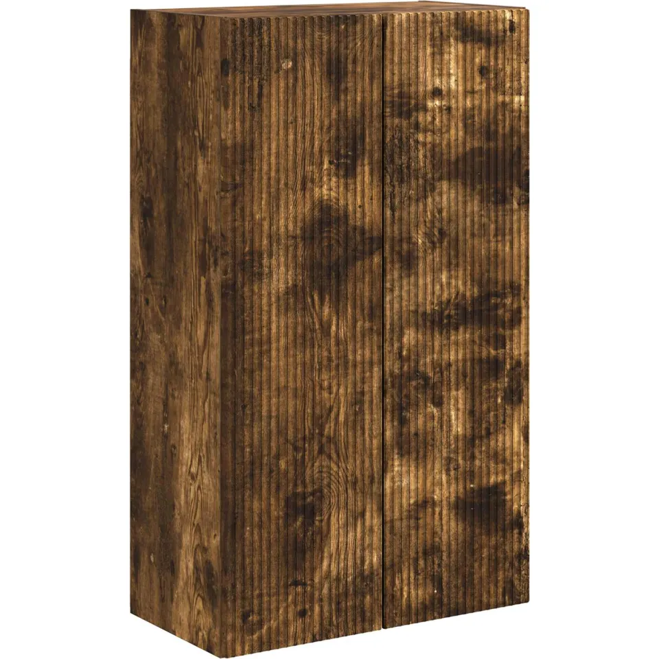 vidaXL TV-wandkast 59,5 x 31 x 100 cm Gerookt eiken Bewerkt hout, foto 3
