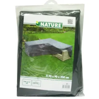 Nature Beschermhoes Voor Tuinmeubelset Vierkant Pe 100 G/m² Antraciet 90x250x90cm, foto 3