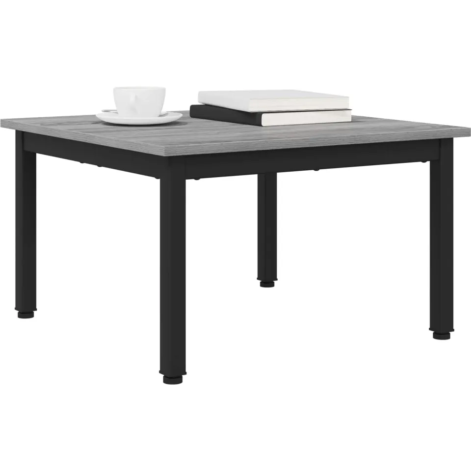 vidaXL Salontafel Grijs Sonoma 60 x 60 x 36 cm Bewerkt hout