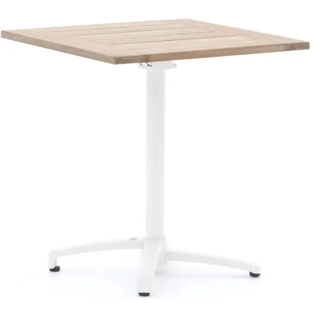 Bellagio tuinmeubelen Bellagio Canzo klaptafel 70x70x75cm wit, foto 2