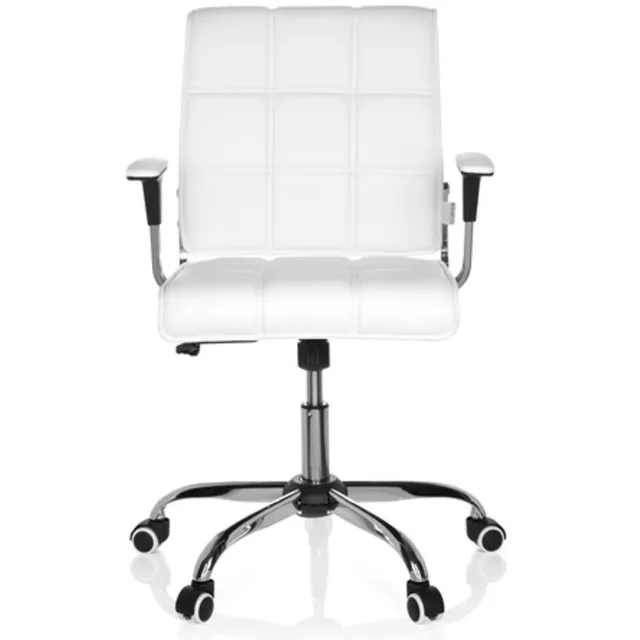 hjh office Ernesto - Bureaustoel - Kunstleder - Wit