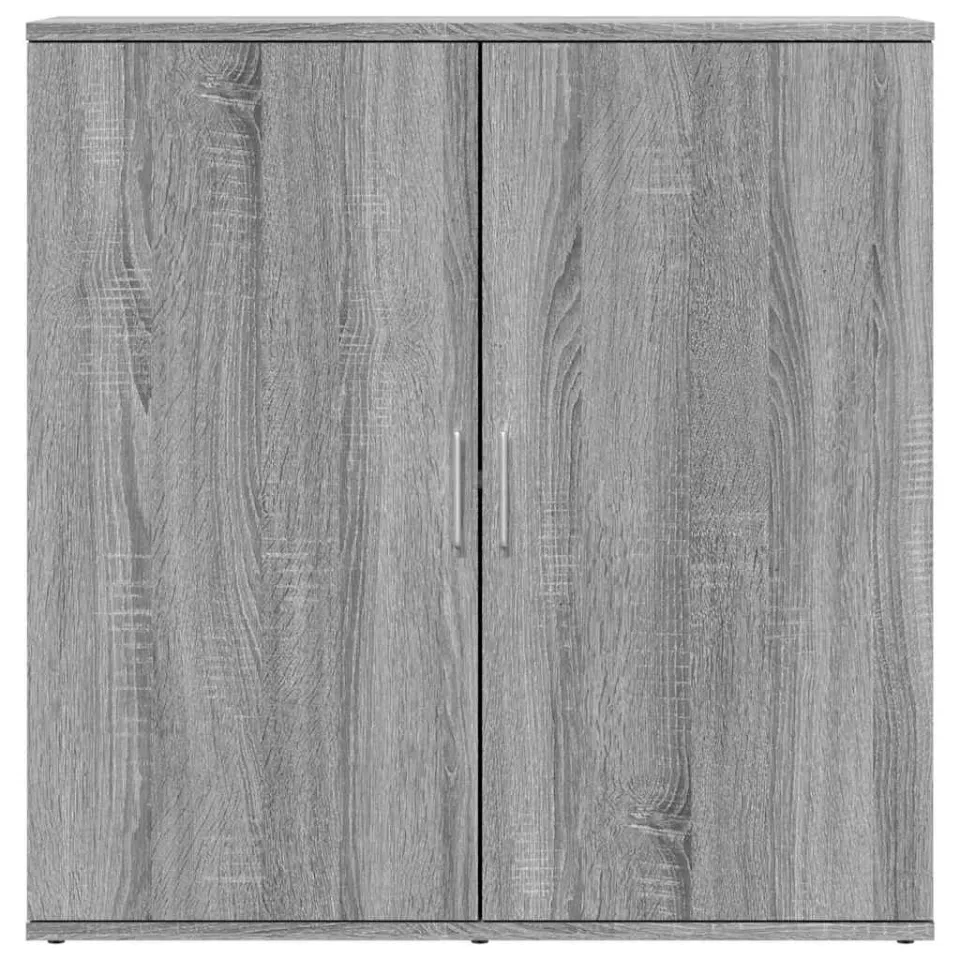 vidaXL Dressoir 79x38x80 cm bewerkt hout grijs sonoma, foto 4