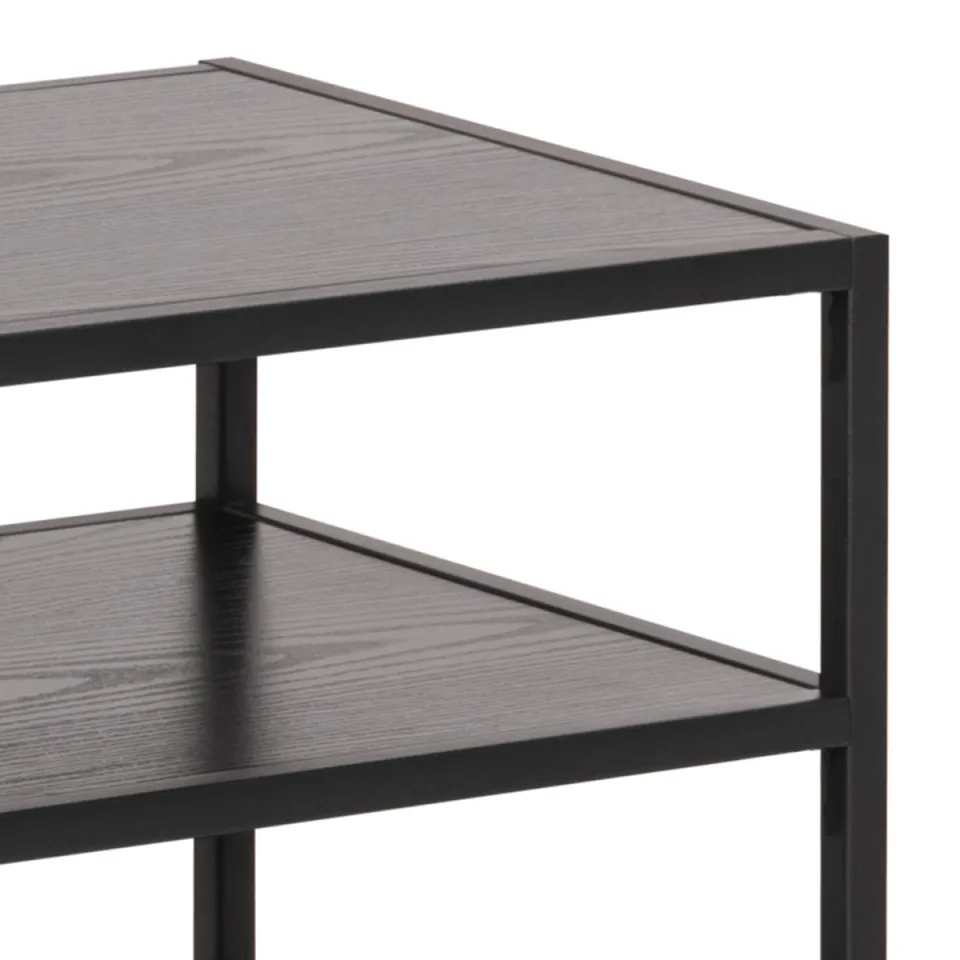 Lisomme Vic houten tv meubel zwart - 120 x 33 cm, foto 4